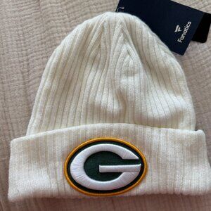 Green Bay Packers White Knit Beanie | Fanatics NFL Hat